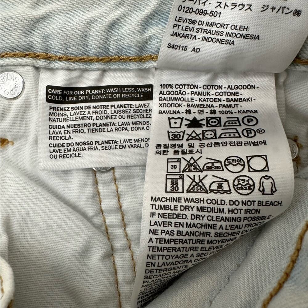 Levis‎ Button Fly Denim Cutoff Shorts 26 - Picture 8 of 8